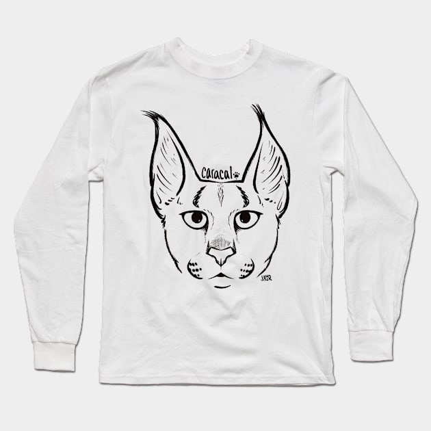 Ink Caracal Long Sleeve T-Shirt by jastinamor